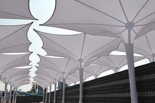 Atap Membrane moderen untuk area publik