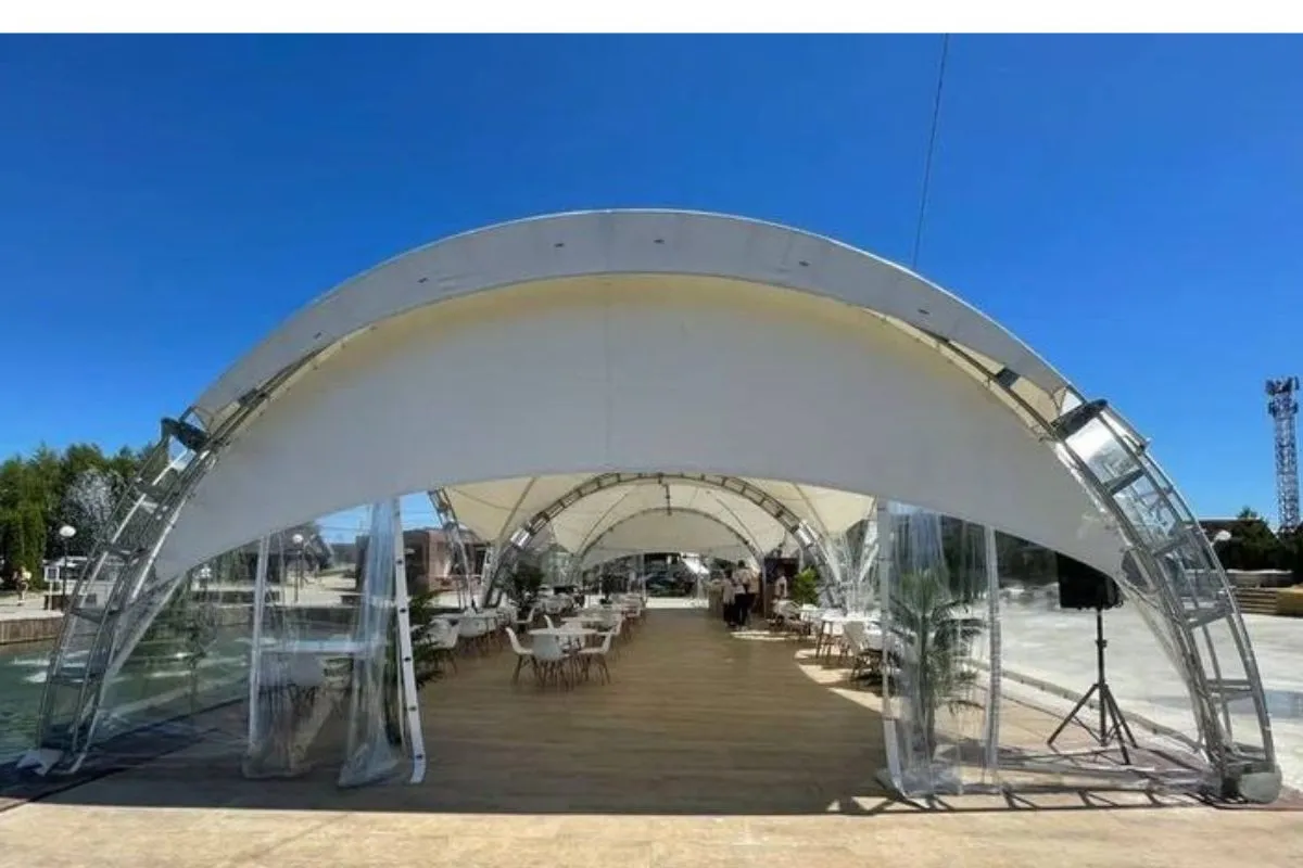 Kanopi Membran cafe mewah