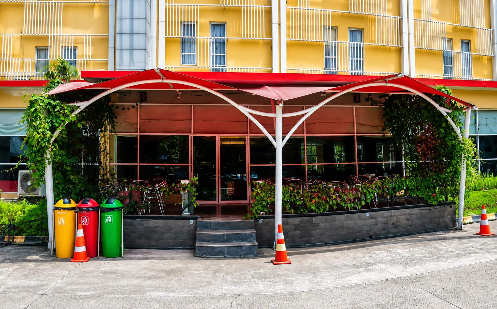 portfolio kanopi membran Hotel Syariah Sentul City Bogor