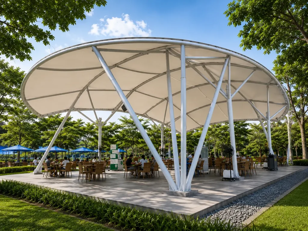 kanopi membran cafe